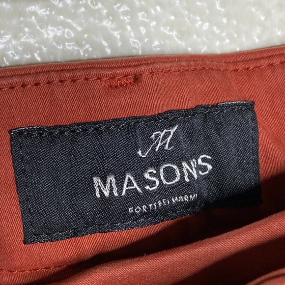 Mason’s Women Chino New York Slim Fit Pants Brick Size 40 US 4 - Picture 6 of 8